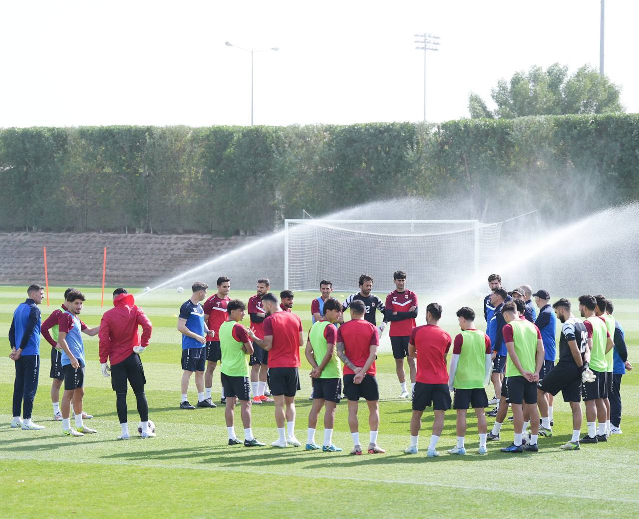 بالصور..منتخبُنا الوطنيّ يخوض وحدة تدريبية صباحية في مراكزُ التدريب التابعة لجامعةِ قطر في الدوحة