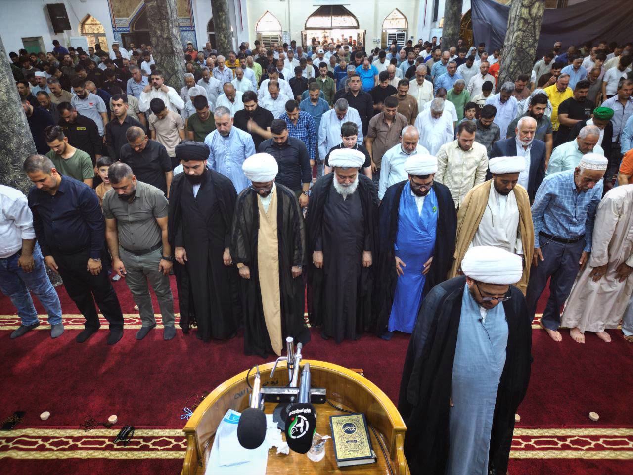 على نهج مرجعنا الصدر قدس سره الشريف حيث قال (كلا كلا أمـ.ـريكـ١ .. كلا كلا إسر١ئـ.ـيل) وتنديداً بالعدوان الصهيـ.ـوني الأمـ.ـريكي على الدول الإسلامية والعربية واستنكاراً لإختراق الأجواء العراقية المحرمة دولياً، أقيمت صلاة الجمعة الموحدة وتظاهرة حاشدة في محافظة #كركوك