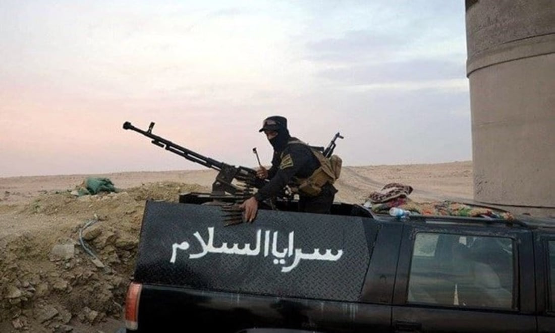 سرايا السلام تلقي القبض على المدعو (احمد مهدي الجبوري) والمطلوب وفق المادة (4 ارهـ..ـ1 ب)، وتسلمه أصولياً إلى قسم استخبارات ومكافحة إرهـ..ـ1 ب سامراء لإستكمال الإجراءات القانونية اللازمة بحقه.