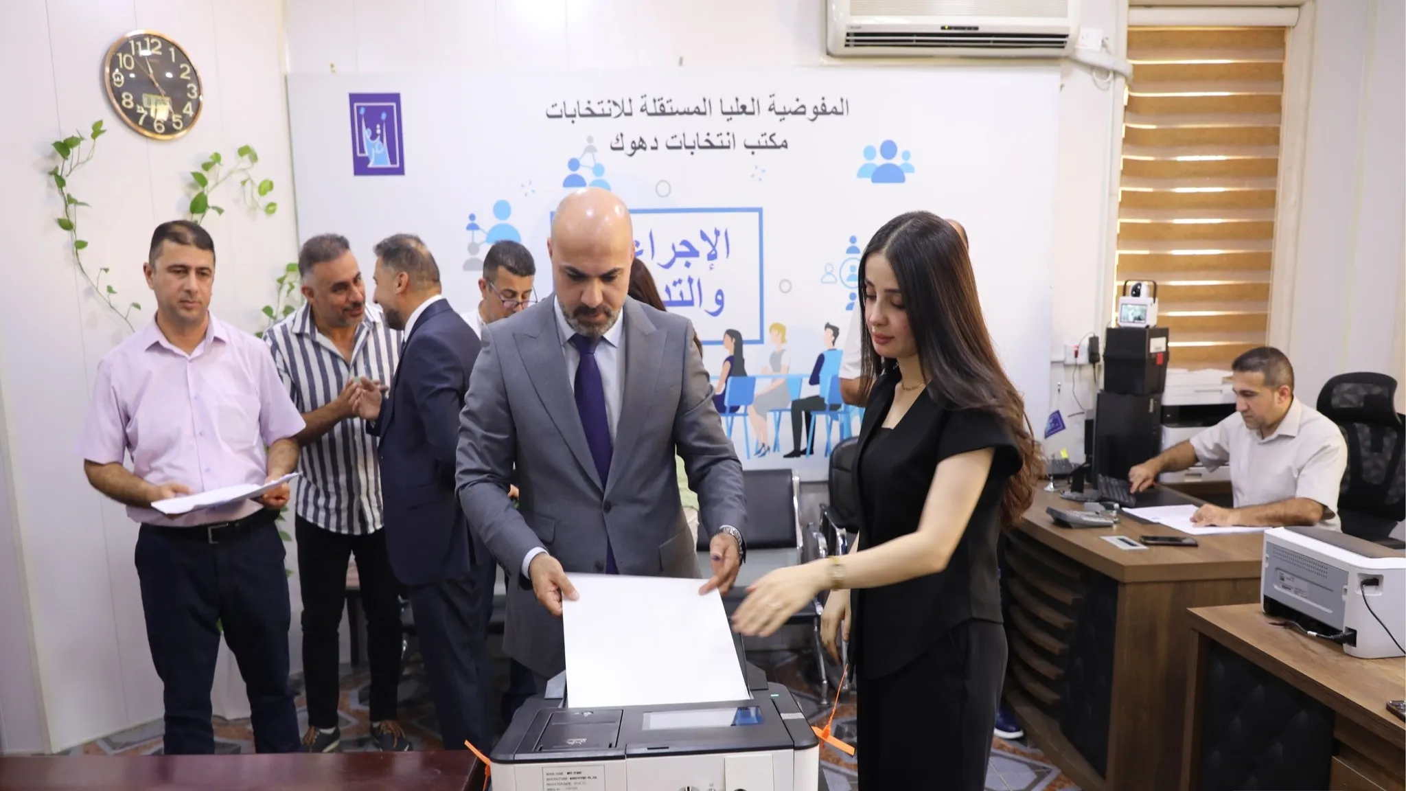 صور من بغداد و5 محافظات أخرى: مكاتب المفوضية تجري عملية المحاكاة الانتخابية الأولى