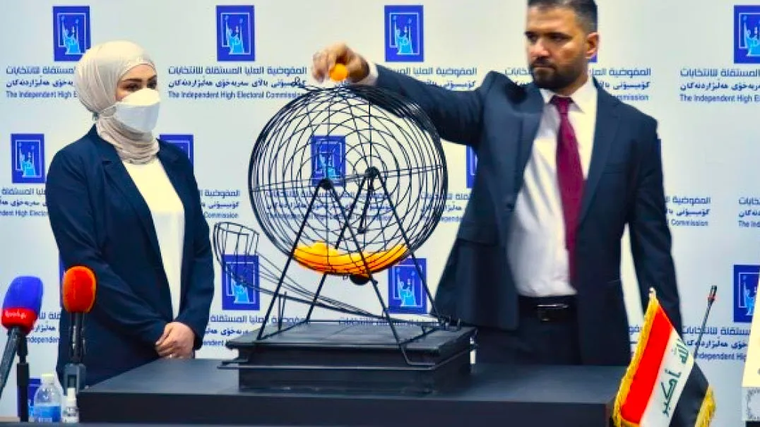 🔻أرقام التحالفات والأحزاب المشاركة في الانتخابات النيابية المقبلة: 226 / دكتور درشاد محمد 216 / الحزب الاشتراكي الديمقراطي الكردستاني 274 / المحامية هيفاء حسين 227 / أمل حسن رحيم العقابي 266 / تحالف التفوق 267 / نينوى لأهلها 243 / الشرقاط لأهلها 269 / الحسم الوطني 271 / تحالف خدمات 276 / المهندس علي حكمت حساني 277 / صقورنا 275 / الحزب الديمقراطي الكردستاني 264 / حركة الرواد الوطني 255 / حزب تقدم 252 / تحالف تصميم 232 / فينوس بابان 238 / المقدم علي عباس صاحب السلطاني 239 / حركة سومريون 244 / ائتلاف الأساس العراقي 214 / المهندس نصير العكاشي 273 / اوات مصطفى خان 291 / الجبهة الفيلية 235 / تيار قضيتنا 218 / منظمة بدر 207 / ائتلاف الإعمار والتنمية 228 / تحالف شراكتنا في صلاح الدين 201 / تحالف القضية الإيزيدية 263 / أحمد حسين ابن الفتوى المباركة 260 / حزب اللواء الوطني 204 / التحالف العربي في كركوك 237 / تحالف الحدباء الوطني 231 / تحالف قوى الدولة الوطنية 223 / قادمون 246 / حزب الانتشار الوطني 293 / حامد عبد السادة كاظم جار الله 259 / تحالف العمق الوطني 268 / الجبهة التركمانية العراقية 203 / ثابتون 217 / جبهة تركمان العراق الموحد 210 / حركة إدراك 229 / تحالف إنقاذ تركمان كركوك 282 / حزب الرفعة الوطني 212 / التيار الوطني العشائري في العراق 240 / الجماهير الوطنية 220 / واسط الأجمل بالخدمات 289 / كتلة دعم الدولة 247 / الدكتور رعد محمد 230 / حزب الإيثار العراقي 248 / حزب الداعي 208 / كاوه لطيف علي 281 / اتحاد اهل نينوى 286 / مدنيون 279 / تحالف صلاح الدين الموحد 262 / شعلة الديوانية 278 / الاتحاد الإسلامي الكردستاني 206 / التحالف المدني الديمقراطي 211 / الهوية الوطنية 288 / الجيل الجديد 270 / حزب العراقي للإصلاح 205 / الانبار هويتنا 213 / تجمع الفاو زاخو 285 / جماعة العدل كردستان العراق 287 / المرشح المستقل رائد المالكي 225 / تيار الموقف الوطني 257 / ائتلاف دولة القانون 251 / حركة حقوق 284 / السيد جاسم السيد محمد الهماش 209 / المنقذون 215 / المحامي كريم عيدان الجبوري 290 / تحالف نينوى اولا 202 / حركة الصادقون 224 / ابشر ياعراق 250 / تحالف البديل 242 / القيادة 234 / عبد الرحمن حاتم الجبوري 221 / تحالف سيادة الوطني تشريع 249 / تحالف ديالى اولا 241 / تحالف عزم العراق عزم 265 / زيد القيسي 245 / اشراقة كانون 261 / جبهة شعبنا 254 / الاستاذ طلال الحريري 292 / غفران غضبان سعد التميمي 283 / تحالف قمم 280 / سلوى خليفة عبد الله 236 / حزب العمران 233 / الماكنة 272 / المشروع العربي في العراق 222 / الاتحاد الوطني الكردستاني