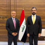 التقى رئيس مجلس محافظة كركوك المهندس محمد إبراهيم الحافظ ،الزميل مروان ابراهيم العاني رئيس فرع كركوك لنقابة الصحفيين العراقيين .