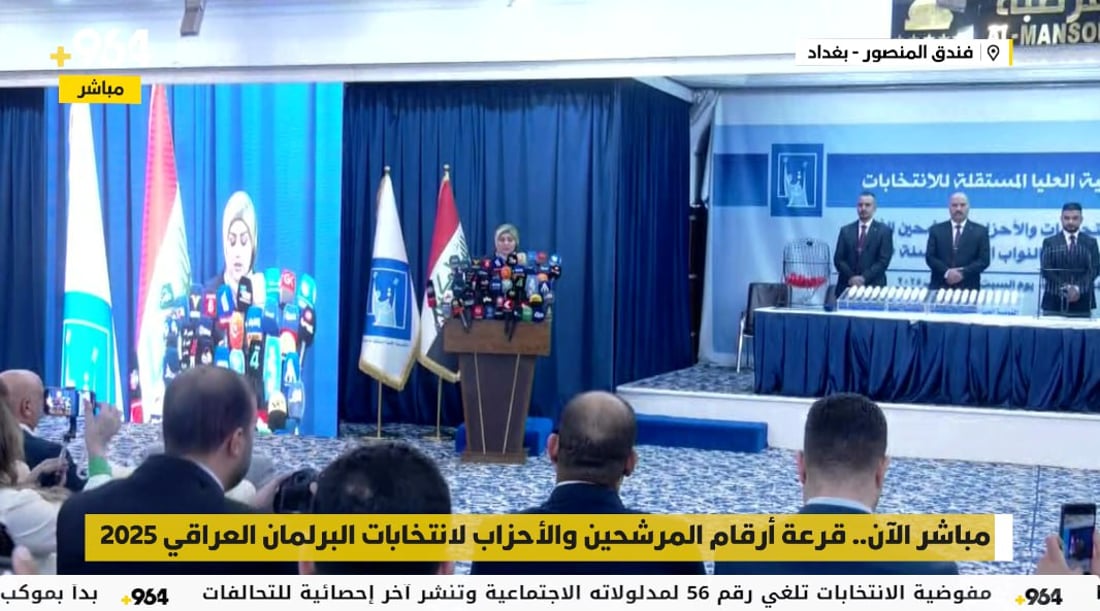 مباشر الآن.. قرعة أرقام المرشحين والأحزاب لانتخابات البرلمان 2025