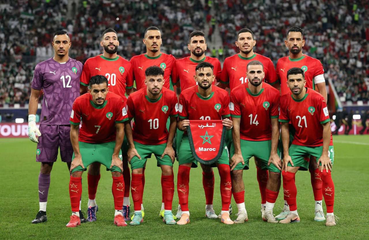 ⚽️ المنتخب المغربي اول المنتخبات المتأهلة الى نصف نهائي كأس العرب.