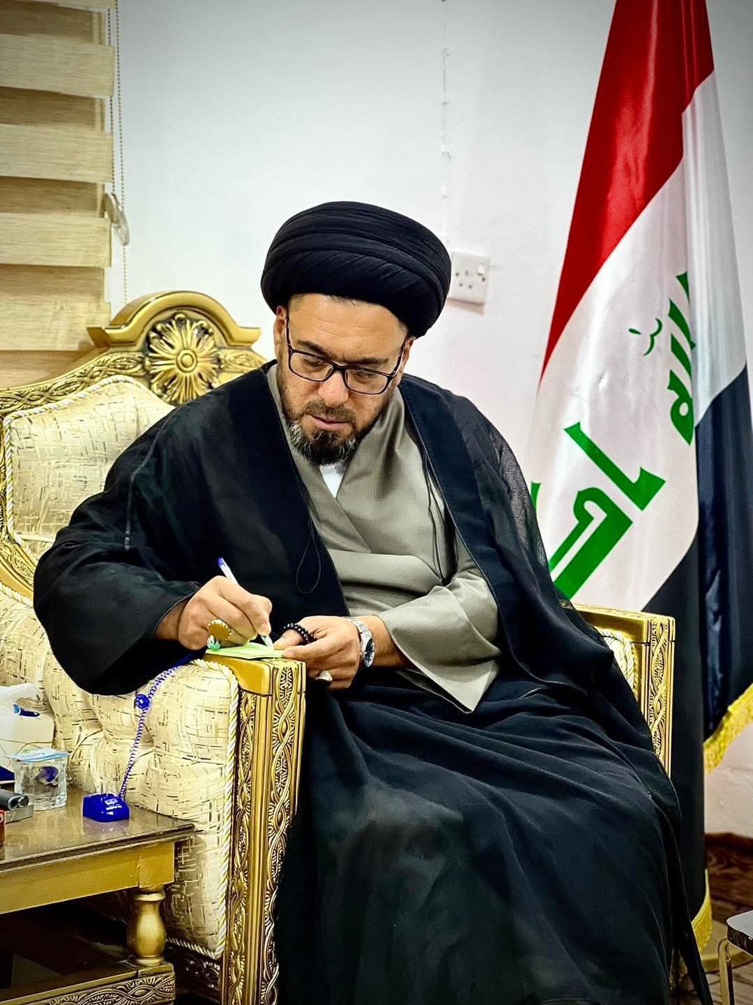 🔴السيد مهند الموسوي الممثل الخاص لسماحة القائد السيد مقتدى الصدر (دام عزه) في محافظة بابل