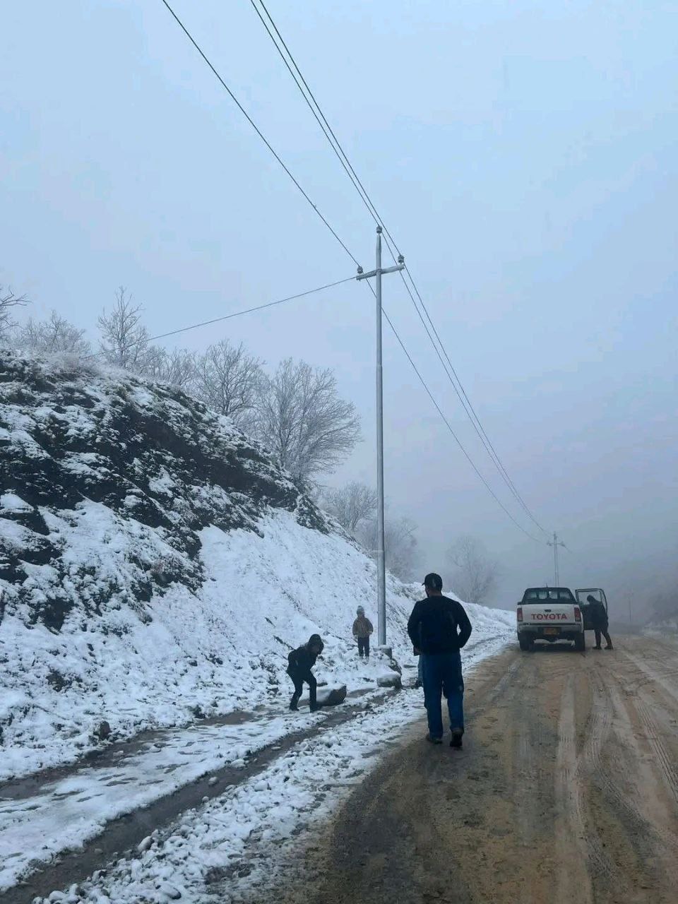 🔹ثلوج الشتاء تكسو جبال العمادية بمحافظة دهوك
